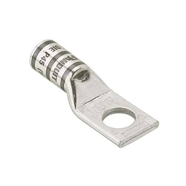 Panduit Lug Compression Connector, 500 kcmil Max, 1 to 2 in Stud, Standard Barrel, Copper, Brown LCA500-12-6 - main